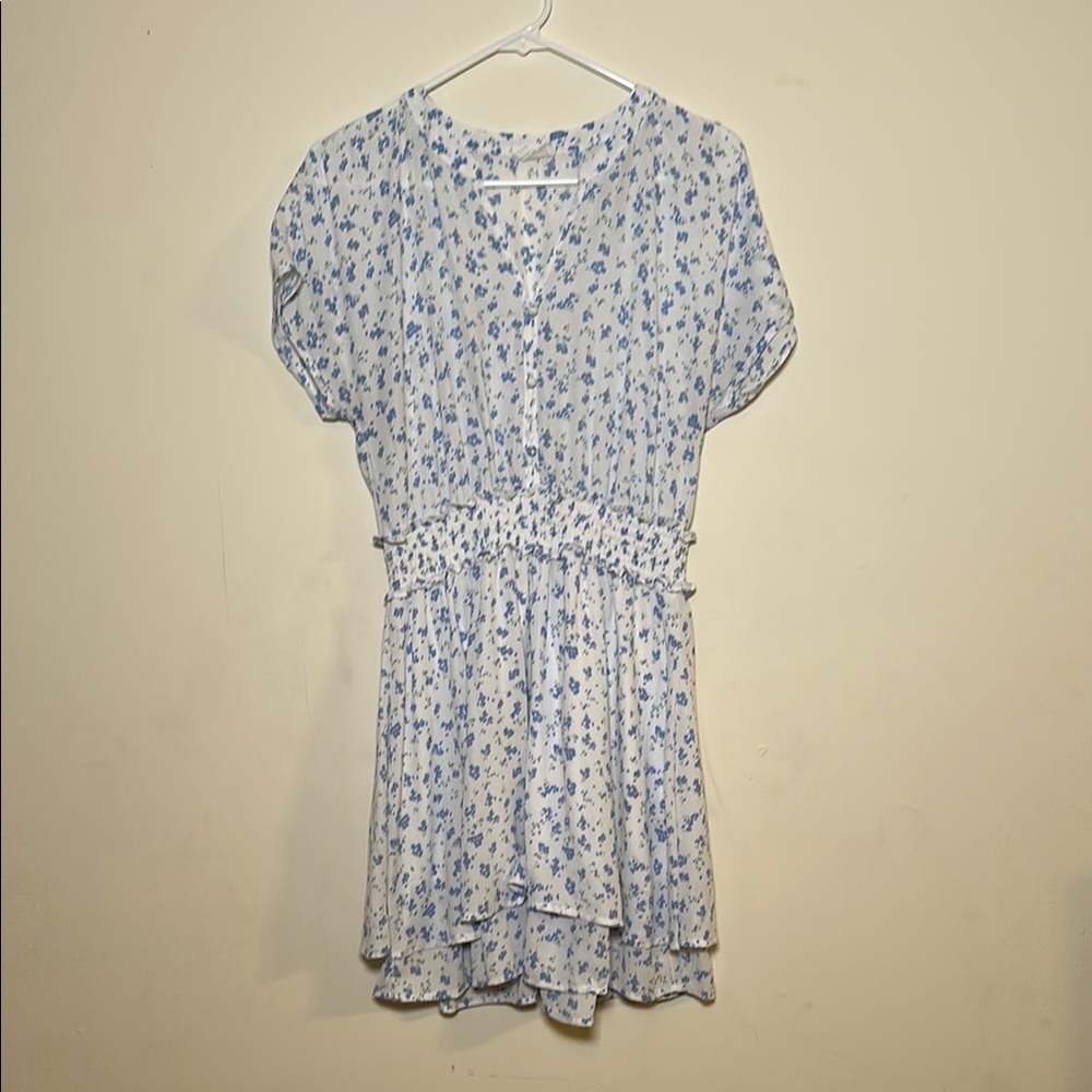 Sienna Sky Blue Floral Dress
